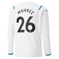 Camisola Manchester City Riyad Mahrez 26 Equipamento Segundo 2021-2022 Manga Comprida
